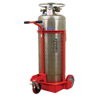 Large Liquid Gas Cylinder Truck LCC, Polyurethane Wheels, 20" W x 20" D Base, 1000 lbs. Canadian Safety Group Inc.