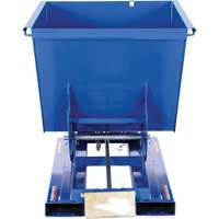 Self-Dumping Hopper, Steel, 1/2 cu.yd., Blue Canadian Safety Group Inc.