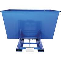 Self-Dumping Hopper, Steel, 2-1/2 cu.yd., Blue Canadian Safety Group Inc.