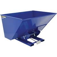 Self-Dumping Hopper, Steel, 3 cu.yd., Blue Canadian Safety Group Inc.