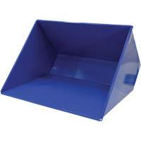 Self-Dumping Hopper, Steel, 3 cu.yd., Blue Canadian Safety Group Inc.