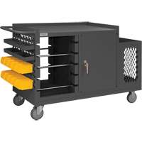 Chariot pour bobines de fil et de maintenance, Acier, 5 Montants, 54-1/16" la x 35" h x 24" p, Capacit&eacute; de 1200 lb Canadian Safety Group Inc.