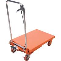 Hydraulic Scissor Lift Table, 27-1/2" L x 17-3/4" W, Steel, 330 lbs. Capacity Canadian Safety Group Inc.