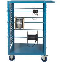 Chariot mobile pour mat&eacute;riaux bobin&eacute;s, Acier, 6 Montants, 21" la x 48" h x 38" p, Capacit&eacute; de 1200 lb Canadian Safety Group Inc.
