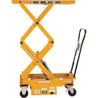 DC Powered Hydraulic Scissor Lift Elevating Cart, Steel, 39-3/4" L x 20-1/2" W, 1000 lbs. Capacity Canadian Safety Group Inc.