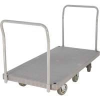 Heavy Duty Plastic Platform Truck, 60" L x 30" W, 3000 lbs. Cap., Polyurethane Wheels Canadian Safety Group Inc.