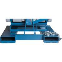 Self-Dumping Hopper, Polyethylene, 1-1/10 cu.yd, Grey Canadian Safety Group Inc.