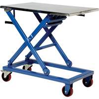 Manual Scissor Lift Table, 37" L x 23-1/2" W, Steel, 660 lbs. Capacity Canadian Safety Group Inc.