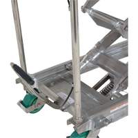 Manual Hydraulic Scissor Lift Table, 36-1/4" L x 19-3/8" W, Stainless Steel, 600 lbs. Capacity Canadian Safety Group Inc.