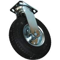 Roulette pneumatique pivotante pour chariot &agrave; plateforme Canadian Safety Group Inc.
