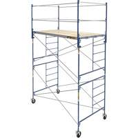 Tour d'&eacute;chafaudage compl&egrave;te avec roulettes, 66-2/10" p x 177-1/2" h Canadian Safety Group Inc.