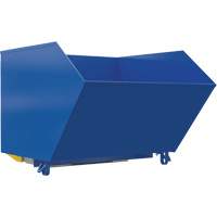 Heavy-Duty H-Style Bump & Dump Hopper, Steel, 1-1/2 cu.yd., Blue Canadian Safety Group Inc.