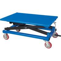 Manual Scissor Lift Table, 37-3/8" L x 23-5/8" W, Steel, 660 lbs. Capacity Canadian Safety Group Inc.