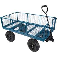 Wagon avec c&ocirc;t&eacute;s rabattables, 24" la x 48" la x Capacit&eacute; 800 lb Canadian Safety Group Inc.