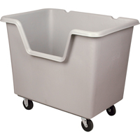 Chariot-caisse Starcart &agrave; c&ocirc;t&eacute; ouvert, Poly&eacute;thyl&egrave;ne, 46" lo x 31" la x 49" h, Volume 24 pi³, Capacit&eacute; 900 lb Canadian Safety Group Inc.