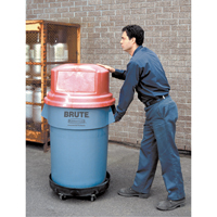 Waste Container Dolly, Polyethylene, Black Canadian Safety Group Inc.