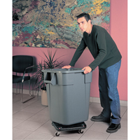 Square BRUTE&reg; Dollies, Polyethylene, Black Canadian Safety Group Inc.