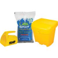LavaGrip Traction-Aid Kit with 77 Bags, Container Size 35.3 lbs. (16 kg), Bag Canadian Safety Group Inc.
