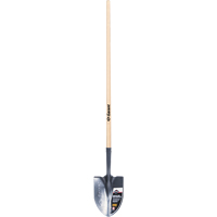 Pelle ronde Pro, Lame Acier durci, Bois, Manche Droit Canadian Safety Group Inc.