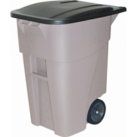 Brute&reg; Roll Out Containers, Plastic, 50 US gal. Canadian Safety Group Inc.