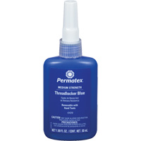 Adh&eacute;sif frein-filet &agrave; adh&eacute;rence amovible, Bleu, Moyen, 50 ml, Bouteille Canadian Safety Group Inc.