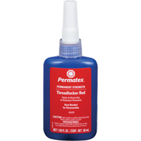 Adh&eacute;sif frein-filet, Rouge, &eacute;lev&eacute;, 50 ml, Bouteille Canadian Safety Group Inc.
