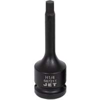 Impact Bit Socket, Hex, 1/4" x 3" L, 1/2" Drive Canadian Safety Group Inc.