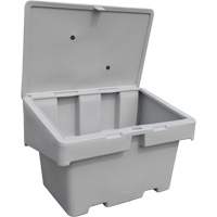 Salt Sand Container SOS, 48" x 33" x 34", 18.5 cu. Ft., Grey Canadian Safety Group Inc.