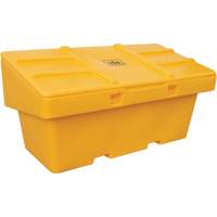 Contenants pour sel & sable SOS, Avec Moraillon, 72" x 36" x 36", 36 pi³, Jaune Canadian Safety Group Inc.