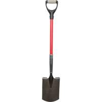 Heavy-Duty Shovels, Fibreglass, Carbon Steel Blade, D-Grip Handle, 30-1/2" Long Canadian Safety Group Inc.
