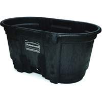 Stock Tank, 31" D x 53" W x 25-1/8" H, 800 lbs. Capacity, Black Canadian Safety Group Inc.