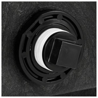 Stock Tank, 69" D x 63.25" W x 25" H, 2500 lbs. Capacity, Black Canadian Safety Group Inc.