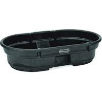 Stock Tank, 40" D x 51.6" W x 12" H, 400 lbs. Capacity, Black Canadian Safety Group Inc.