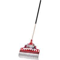 Multi-Purpose Lawn Rake, 20" Blade, 20 Tines, Hardwood Handle, Steel Blade Canadian Safety Group Inc.
