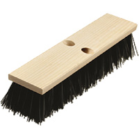 Heavy-Duty Street Broom, 14", Coarse/Stiff, Polypropylene Bristles Canadian Safety Group Inc.