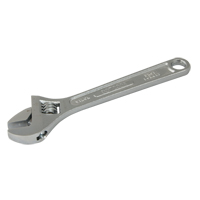 Adjustable Wrench, 12" L, 1-1/2" Max Width, Chrome Canadian Safety Group Inc.