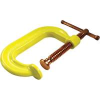 Regular-Duty Deep Throat C-Clamp, 2" (51 mm) Capacity, 2-1/8" (54 mm) Throat Depth Canadian Safety Group Inc.
