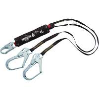 PRO Shock-Absorbing Lanyard, 6', Rebar Hook Center, Snap Hook Leg Ends, Kevlar&reg; Canadian Safety Group Inc.