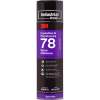 Adh&eacute;sif en a&eacute;rosol pour mousse isolante en polystyr&egrave;ne 78, 24 oz, Canette a&eacute;rosol, Transparent Canadian Safety Group Inc.
