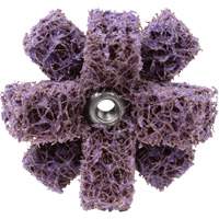 Scotch-Brite Cross Buff, BF-XB, 1-1/2" Dia., Medium Grit, Aluminum Oxide Canadian Safety Group Inc.