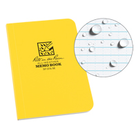 Livre m&eacute;mo, Couverture souple, Jaune, 112 Pages, 3-1/2" , 5"  Canadian Safety Group Inc.