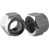 Bague arr&ecirc;toir en nylon mince de s&eacute;rie lourde NTU pour &eacute;crou de blocage, 3/4"-10 dia, Zingu&eacute; Canadian Safety Group Inc.