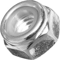 Encart en nylon pour contre-&eacute;crou NE standard, 7/16"/7/16"-14 dia, Zingu&eacute;, Cors&eacute; Canadian Safety Group Inc.
