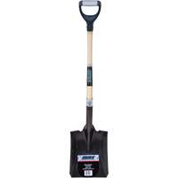 Heavy-Duty Square Shovel, Hardwood, Carbon Steel Blade, D-Grip Handle, 30" Long Canadian Safety Group Inc.