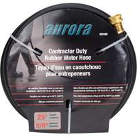 Tuyau en caoutchouc de calibre entrepreneur, Caoutchouc, 5/8" dia x 25' Canadian Safety Group Inc.