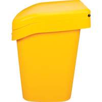 Salt & Sand Storage Bins, With Hasp, 21" x 27" x 26", 4.24 cu. ft., Yellow Canadian Safety Group Inc.