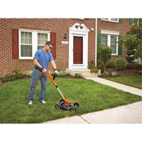 3-in-1 Compact Mower, Push Walk-Behind, Electric, 12" Cutting Width Canadian Safety Group Inc.
