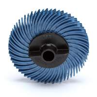 Meule en soie radiale Scotch-Brite, Oxyde d'aluminium, Grain 400, 2" dia. Canadian Safety Group Inc.