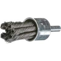 Knot Wire End Brush, 1" Dia., 0.02" Wire Dia., 1/4" Shank Canadian Safety Group Inc.