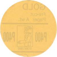 Disque dor&eacute; Hookit, dia 3", Grain P400, Oxyde d'aluminium, Poids C Canadian Safety Group Inc.